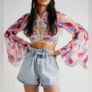 New Free People Eyes On You Top